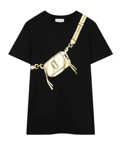 Marc Jacobs Kids' Printed Dress In Black