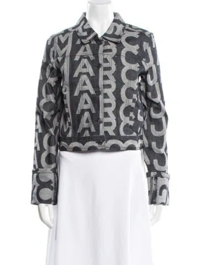 Pre-owned Marc Jacobs Printed Evening Jacket W/ Tags In Blue