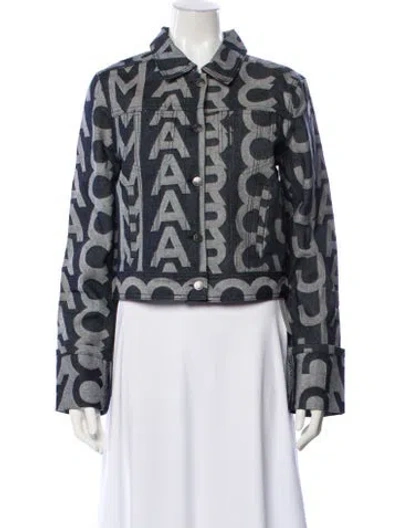 Pre-owned Marc Jacobs Printed Evening Jacket W/ Tags In Blue