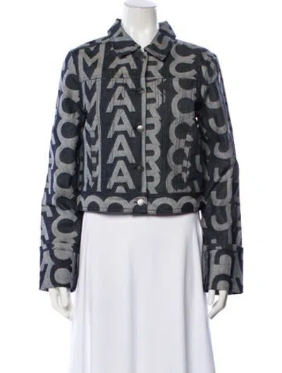 Pre-owned Marc Jacobs Printed Evening Jacket W/ Tags In Blue