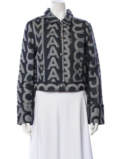 Pre-owned Marc Jacobs Printed Evening Jacket W/ Tags In Blue