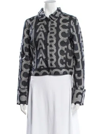 Pre-owned Marc Jacobs Printed Evening Jacket W/ Tags In Blue