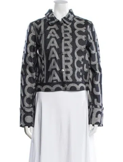 Pre-owned Marc Jacobs Printed Evening Jacket W/ Tags In Blue