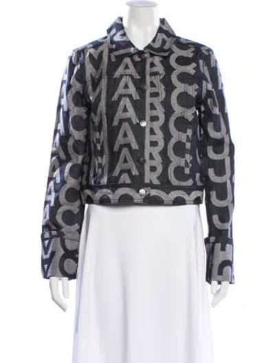 Pre-owned Marc Jacobs Printed Evening Jacket W/ Tags In Blue