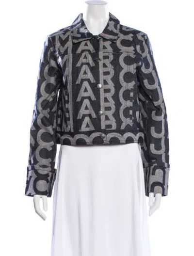 Pre-owned Marc Jacobs Printed Evening Jacket W/ Tags In Blue