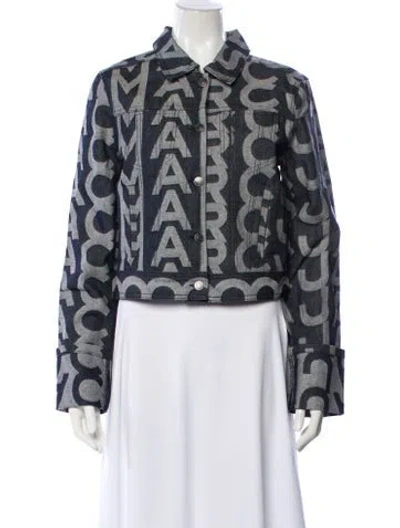 Pre-owned Marc Jacobs Printed Evening Jacket W/ Tags In Blue