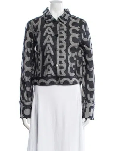Pre-owned Marc Jacobs Printed Jacket W/ Tags In Blue