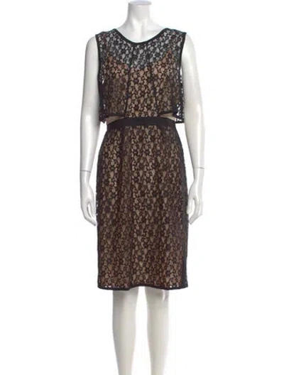 Pre-owned Marc Jacobs Printed Knee-length Dress