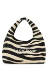Marc Jacobs The Sack Zebra-print Bag In Black/white