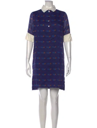 Pre-owned Marc Jacobs Printed Mini Dress In Multi