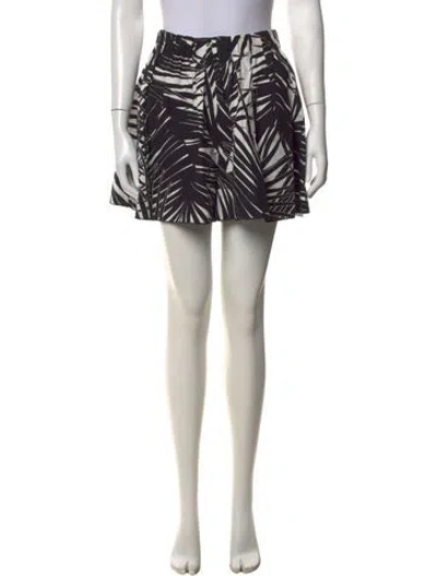Pre-owned Marc Jacobs Printed Mini Shorts In Black