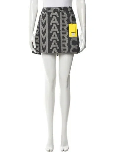 Pre-owned Marc Jacobs Printed Mini Skirt W/ Tags In Blue
