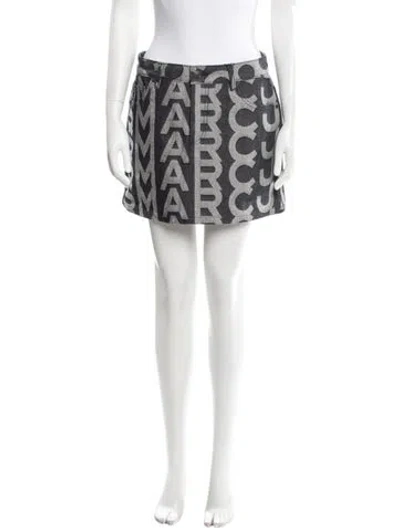 Pre-owned Marc Jacobs Printed Mini Skirt W/ Tags In Blue