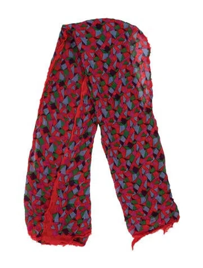 Pre-owned Marc Jacobs Printed Scarf In Multi