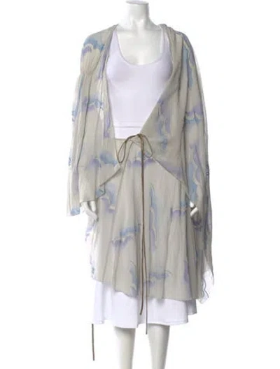 Pre-owned Marc Jacobs Printed Scoop Neck Top In Multi