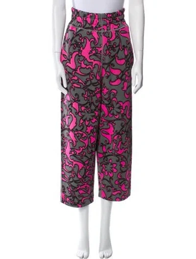 Pre-owned Marc Jacobs Printed Sweatpants In Pink