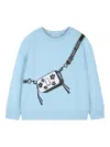 Marc Jacobs Printed Sweatshirt In Blue