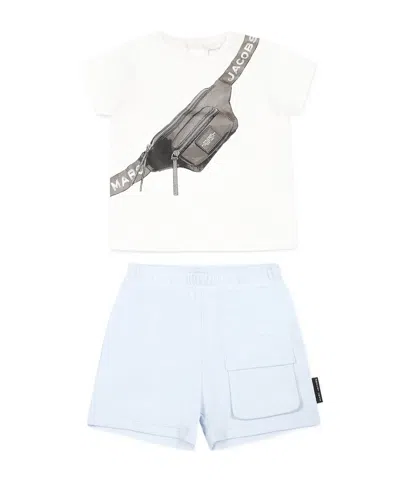 Marc Jacobs Printed T-shirt And Shorts Set In White