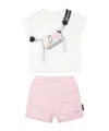 Marc Jacobs Printed T-shirt And Shorts Set In White