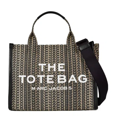 Marc Jacobs Printed Tote Bag In Black