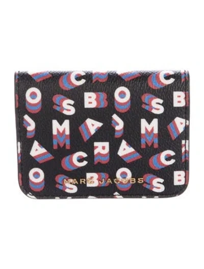 Pre-owned Marc Jacobs Printed Wallet W/ Tags In Multi