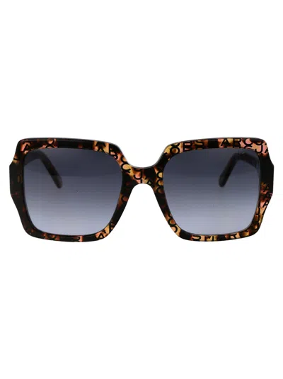 Marc Jacobs Ptt Hvn Acetate Sunglasses In Blue