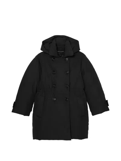 Marc Jacobs Puffer Peacoat In Black