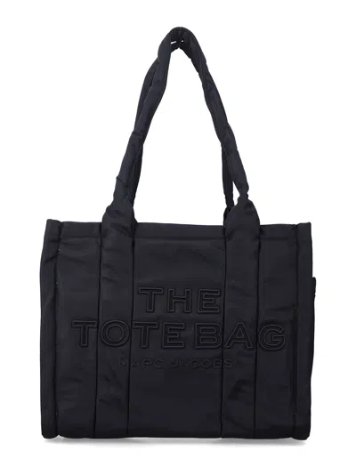 Marc Jacobs Puffy Nylon Medium Tote In Black