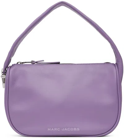 Marc Jacobs Mini Zip Leather Top-handle Bag In Purple