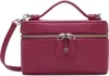 Marc Jacobs The Vanity Bag Pink Crossbody Bag With Removable Shoulder Strap And Logo Lettering On The Front In L In Purple