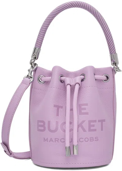 Marc Jacobs The Leather Bucket 水桶包 In Purple