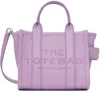 MARC JACOBS PURPLE 'THE LEATHER CROSSBODY' TOTE