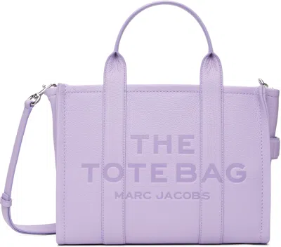Marc Jacobs Purple 'the Leather Medium' Tote
