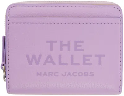 Marc Jacobs Purple 'the Leather Mini Compact' Wallet