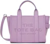 MARC JACOBS PURPLE 'THE LEATHER SMALL' TOTE
