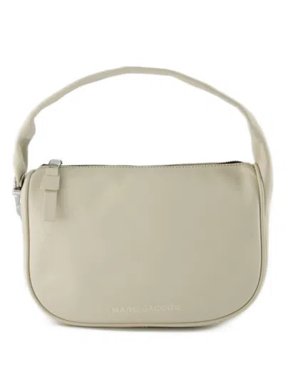Marc Jacobs Pushlock Mini Hobo Bag -  -  Cloud White - Leather