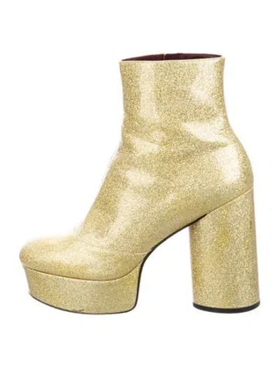 Pre-owned Marc Jacobs Pvc Glitter Accents Pumps