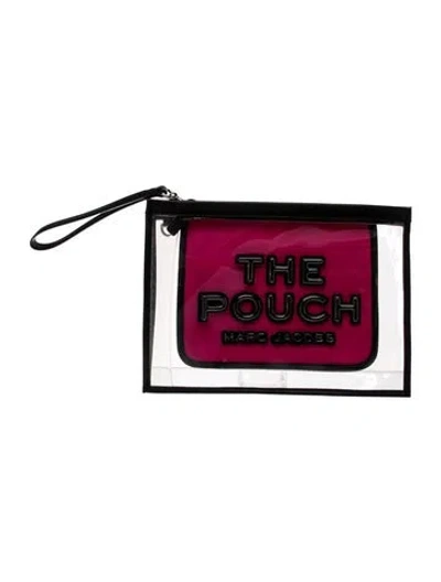 Pre-owned Marc Jacobs Pvc Pouch In Pink