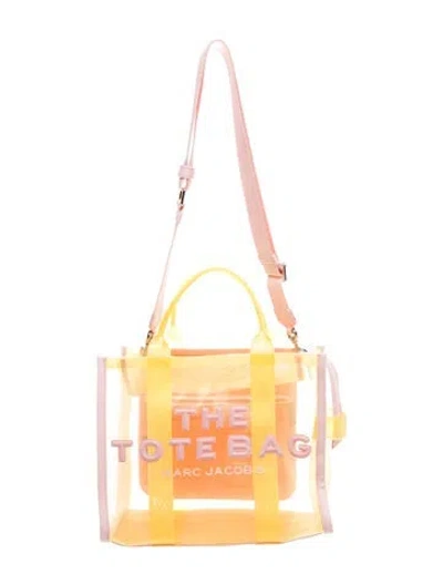Pre-owned Marc Jacobs Pvc Tote In Orange/pink/yellow