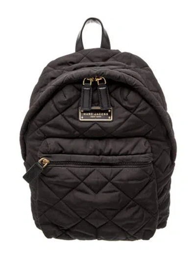 Pre-owned Marc Jacobs Quilted Backpack In Black