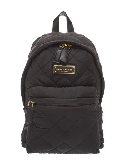 Pre-owned Marc Jacobs Quilted Backpack In Black