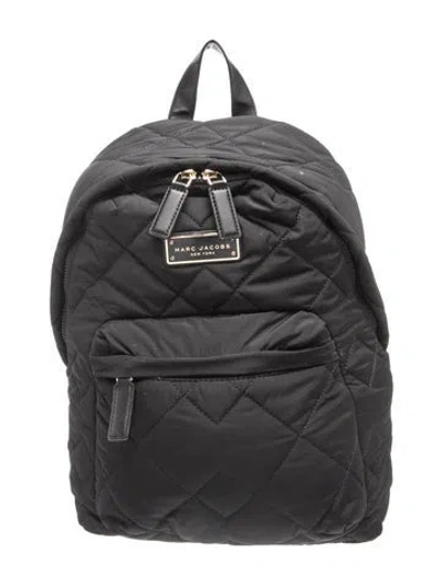 Pre-owned Marc Jacobs Quilted Backpack In Black