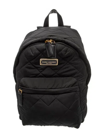 Pre-owned Marc Jacobs Quilted Backpack In Black