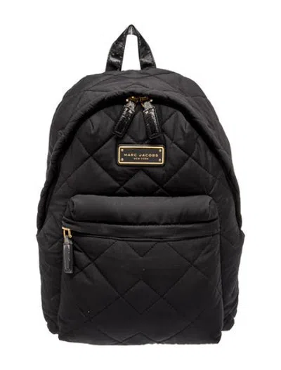 Pre-owned Marc Jacobs Quilted Backpack In Black
