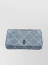 Marc Jacobs The Quilted Dual Chain Denim Crossbody Bag