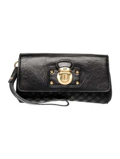 Pre-owned Marc Jacobs Quilted Clutch In Black