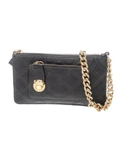 Pre-owned Marc Jacobs Quilted Clutch In Black