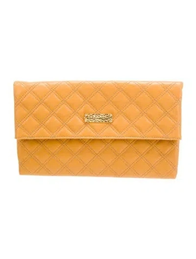 Pre-owned Marc Jacobs Quilted Clutch In Neutral