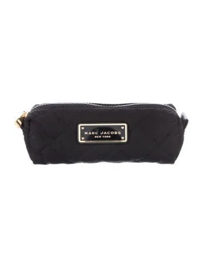 Pre-owned Marc Jacobs Quilted Cosmetic Bag In Black