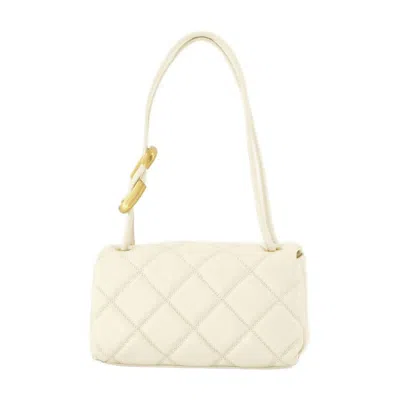 Marc Jacobs Quilted Cowhide Shoulder Bag  White